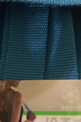 GAIAM Yoga Mat Sling Blue 100% Polyester Holds Any Size Mat - Picture 8 of 8
