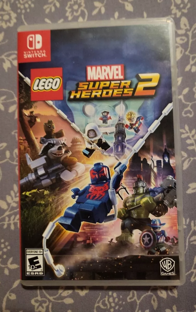 Nintendo Switch Marvel Super Heroes 2 case artwork and cartridge