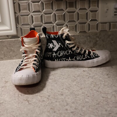 Converse Chuck 70 Hi UNT1TL3D Not A Chuck Men's Size 8 Sneakers Black Shoes