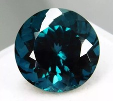 Top Quality 10 Ct Natural Blue Green Sapphire Certified Round Cut Loose Gemstone