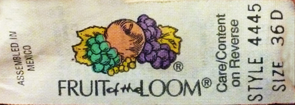 FRUIT OF THE LOOM VINTAGE ENCAJE BLANCO LIGERAMENTE ACOLCHADO 36D EN MUY BUENA CONDICIÓN Foto 3 de 3