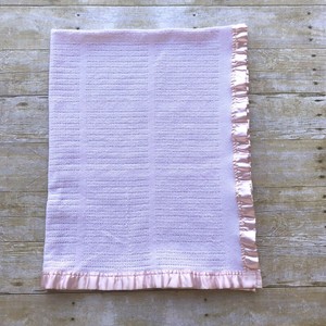 pink cellular blanket