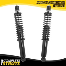 98-02 Lincoln Navigator 4wd Front Air Bag To Springs Conversion Kit Pair X2