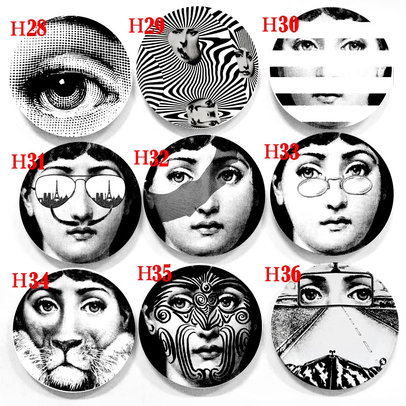 Big Eyes Plate 7 Inch Ceramic Decorative Plates Italy Design Home Decoration Bar