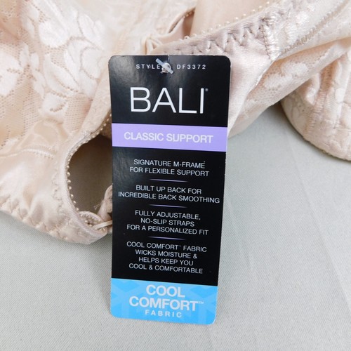 Bali 3372 Double Support Wire-Free Full Coverage Bra - 40D, Soft Taupe #1086 - Picture 9 of 9
