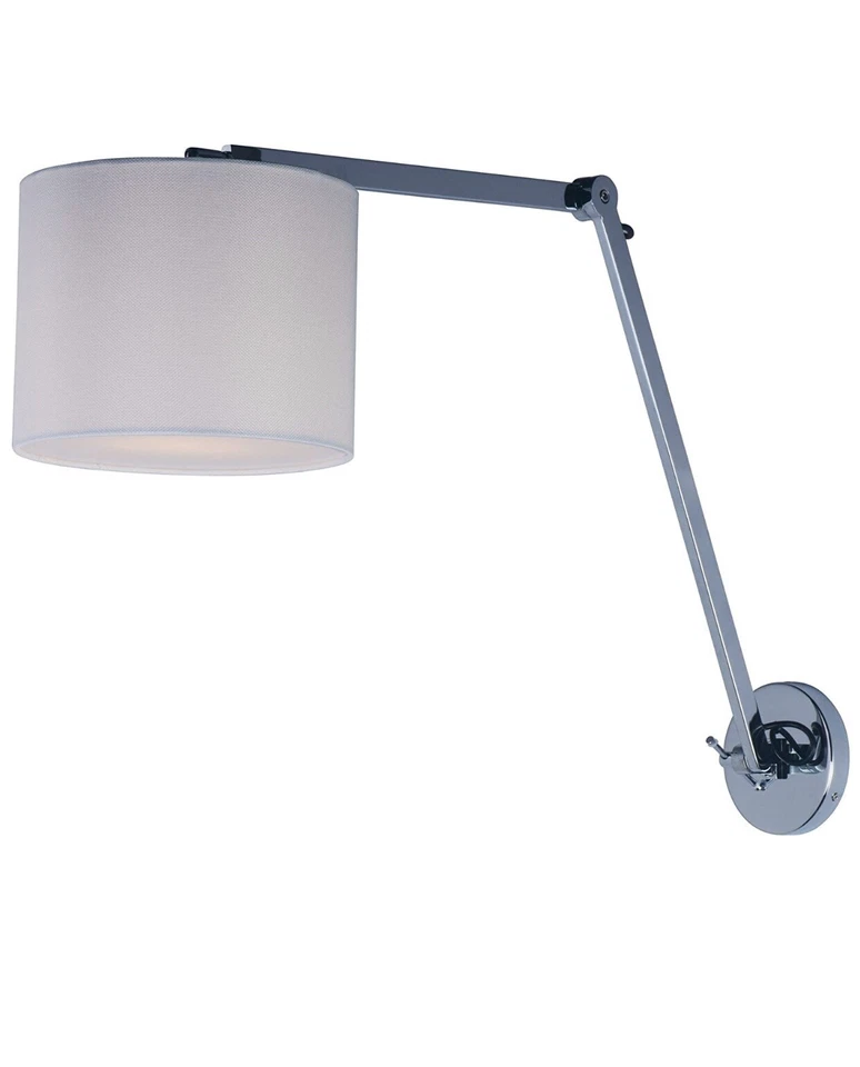 Maxim Lighting 60133WAPC Hotel 1 Light Wall Sconce, Polished Chrome - Image 2 of 3