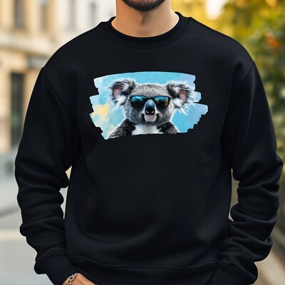 Koala With Glasses Sweatshirt Cosy And Perfect For Any Occasion S To 4XL