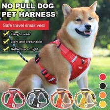 Pet Dog Harness Reflective Adjustable Breathable Chest Strap Collar Accessoires