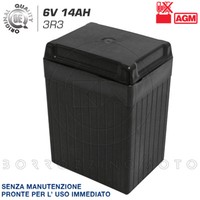 Batterie FüR Restaurierung 6V 14Ah AGM Moto Guzzi Falcone 1A Serie 500 1959