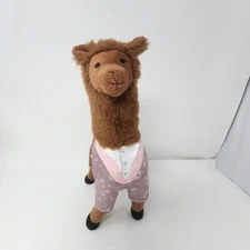 The Sims 4 Lllama Plush Brown Pink Outfit 11" High School Years Drama Alpaca