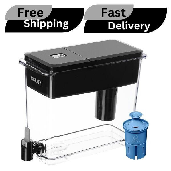 Brita XL Water Filter Dispenser for Tap and Drinking Water with 1