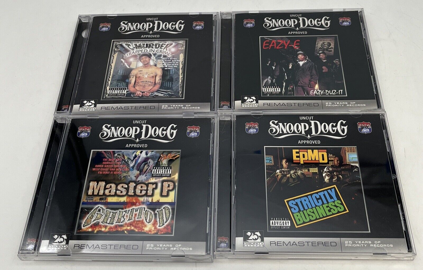 Uncut Snoop Dogg Approved Audio CD Collection Lot Of 4