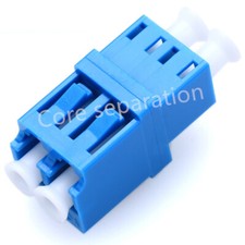 25Pcs LC-LC Duplex Fiber Coupler Flange Fiber Optical Adapter Connector LC to LC