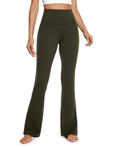 Womens Butterluxe High Waist Flare Pants 32 Inches - Yoga Bootcut Wide Leg wi...