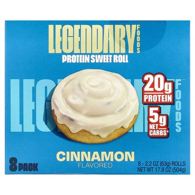 Protein Sweet Roll, Cinnamon, 8 Pack, 2.2 oz (63 g) Each