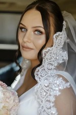 Bride Cathedral Bridal Veils Lace Edge 1 Layer 3 Meter Long Wedding Veil Wedding
