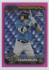 2024 Topps Pro Debut Fuchsia Foil 37/199 Brock Vradenburg #PD-103 1k9t