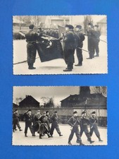 2 Fotos: "Treueeid,Gelöbnis",frühe nationale Volksarmee, NVA,DDR,50-er Jahre