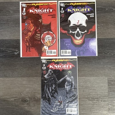 FLASHPOINT BATMAN KNIGHT OF VENGEANCE 1 2nd 2 3 SET 2011 THOMAS WAYNE JOKER 1-3
