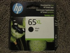 HP N9K04AN Black Color Ink Cartridge Genuine 65XL 65 JUL/2027