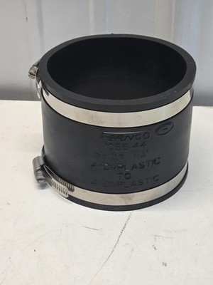 Fernco ‎PlumbQuik PVC Pipe Coupling Connector - 4” x 4” - P1056-44 NEW