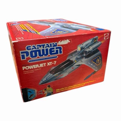 Vintage 1987 Captain Power PowerJet XT-7 In Box Bandai Mattel NEW