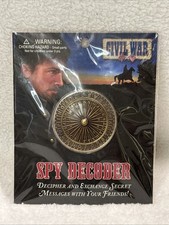 American Traditions Spy Decoder Coin New Decipher and Exchange Secret Messages