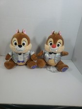 Disney 100 Year Of Wonder Platinum Anniversary Chip And Dale 8" Plush Set