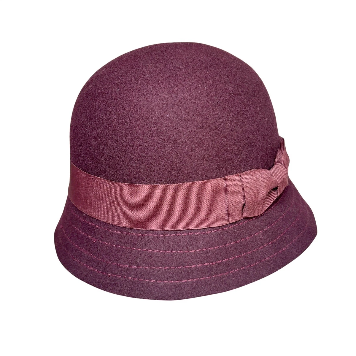 Cloche Purple 100% Wool Hats for Women for sale | eBay display picture 1