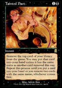 汚れた契約/Tainted Pact ODY英語foil Tainted Pact Foil | eBay