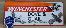 Winchester Porcelain Enamel Sign  36 x 15 Inches 1 Sided