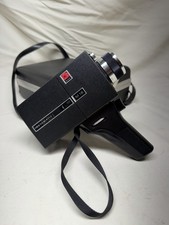 Vintage Kodak Instamatic M18 Super 8 Movie Camera Zoom Lens w/ Grip  Hard Case