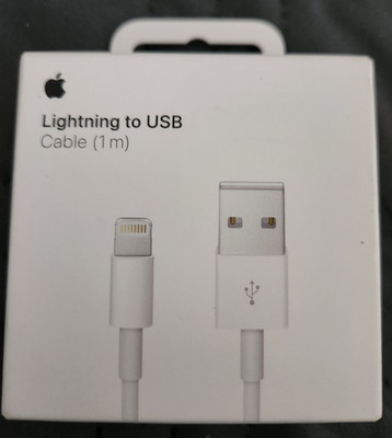APPLE Lightning to USB Cable 1m weiß  - iPhone iPad Neu OVP