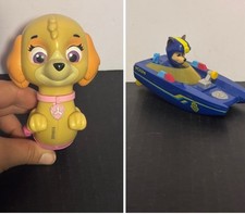 Nickelodeon Paw Patrol Swimways, Chase Rescue Boat, Skye Paddlin Pup Wind-up