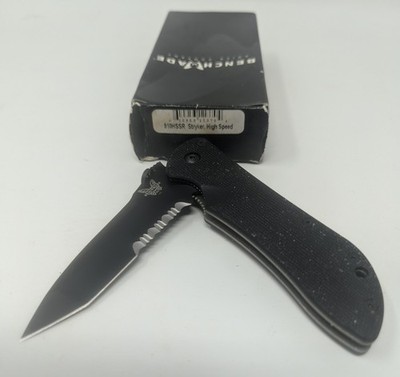 RARE Benchmade 910HSSR STRYKER High Speed M2 Titanium Liners
