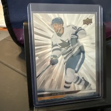 2024-25 Upper Deck Series 2 Jan Rutta #390 Silver Outburst San Jose Sharks