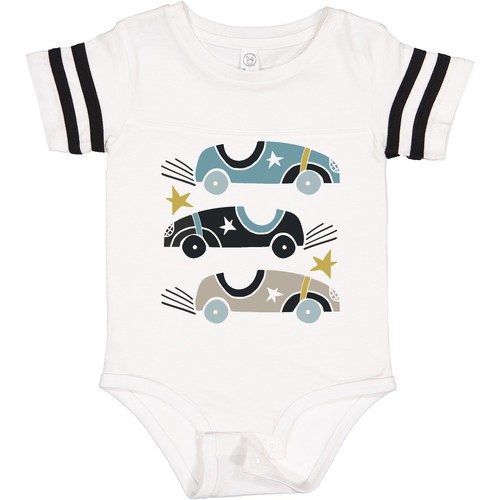 Inktastic Coche de Carreras Bebé Niño Ropa Bebé Body Carreras Automático De Colección Carretera Niños