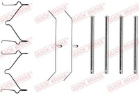 1X Quick Brake 109-1129 ZubehöRsatz Scheibenbremsbelag FüR VW Toyota