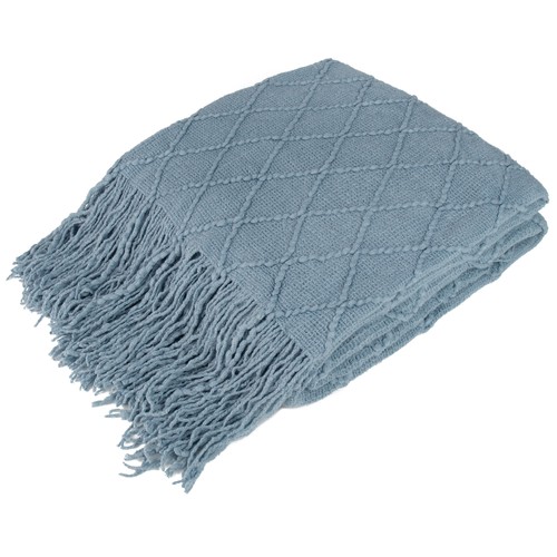 Decorative Blanket for Couch Sofa Soft Texture Knit Farmhouse Throw Lightweight - Picture 1 of 64