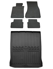 Gummi Fußmatten Kofferraumwanne für BMW 5er G30 ab Baujahr 2017- Gummimatten Set