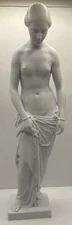NEOCLASSICAL SCULPTURE THE GREEK SLAVE 9.8 INCH/250 MM, MUSEUM REPLICA