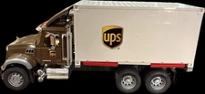 BRUDER MACK UPS LOGISTICS TRUCK MADE IN GERMANY 24"L X  10"H~WELL DETAILED~CLEAN