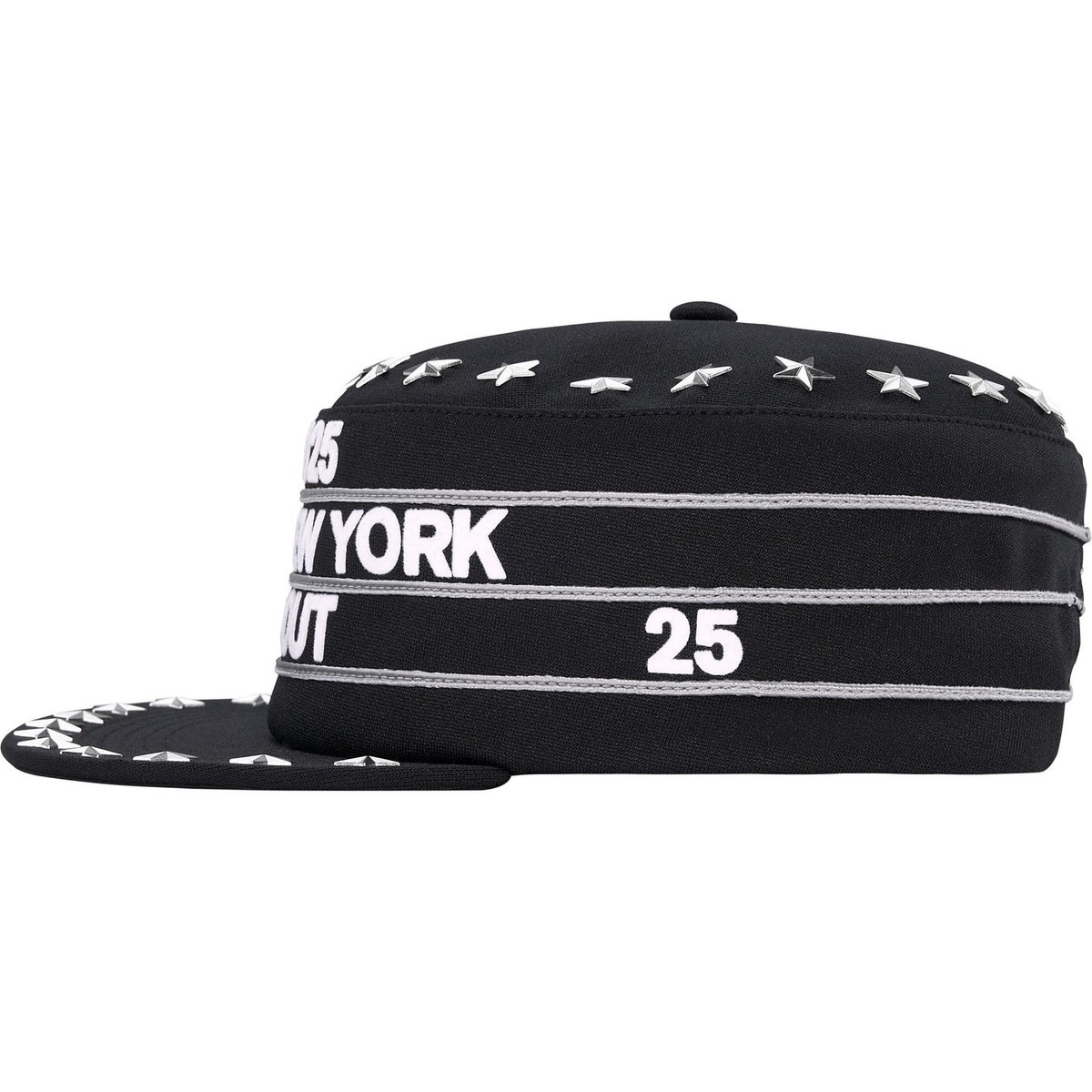 Supreme Stars Studded Pillbox Hat Black | eBay