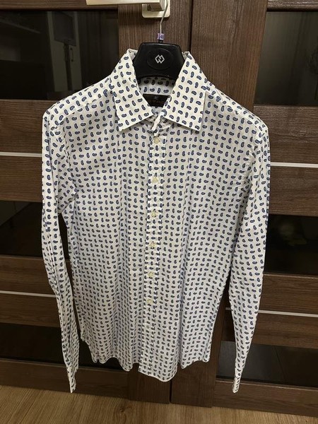 Men Etro Shirt White Cotton L
