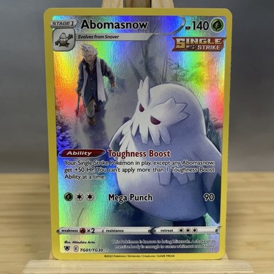 Abomasnow Tg01/Tg30 Swsh10: Astral Radiance Trainer Gallery Holo