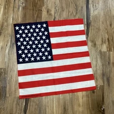 🇺🇸 USA Made Hav-A-Hank 100% Cotton American Flag Bandanna Handkerchief July 4