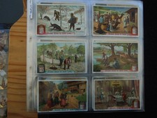 ONE COMPLETE SET OF SIX LIEBIG TRADE CARDS