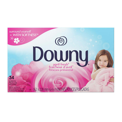 Trocknertücher Trockner-Dufttücher Dufttücher Tücher April Fresh Downy 34 Stück