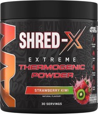 Image of Shred X Fat Burner for Men & Women Weight Loss Powder Vitamin B 30 Servings