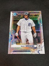 2021 Bowman Chrome • MEGA MOJO REFRACTOR #BCP-188 • ROOKIE CARD • RILEY GREENE 